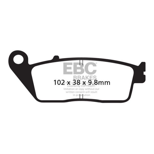EBC V-pad Semi Sintered brake pads