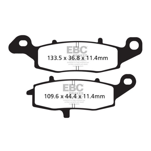 EBC V-pad Semi Sintered brake pads