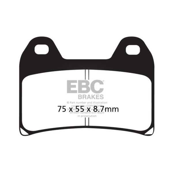 EBC V-pad Semi Sintered brake pads