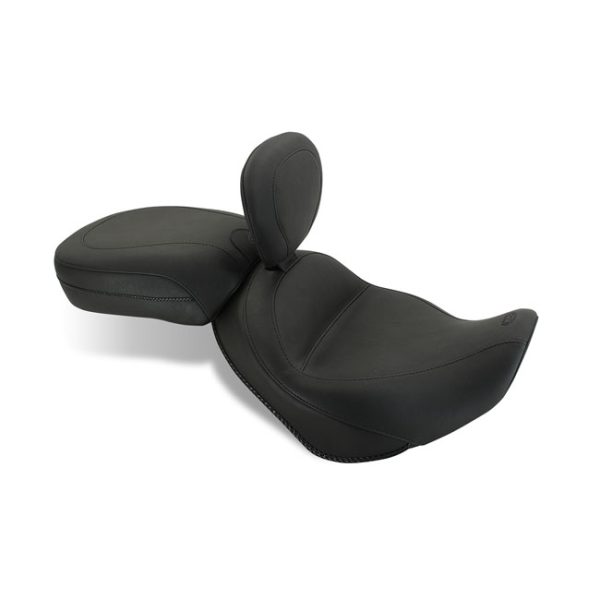 Mustang 2-p vintage touring seat plain black