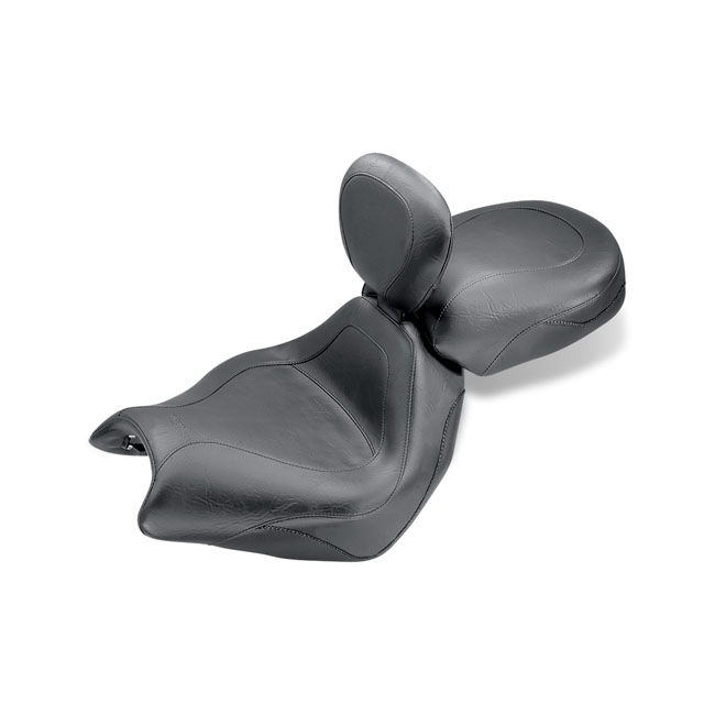 Mustang 2-p vintage sport touring seat plain black