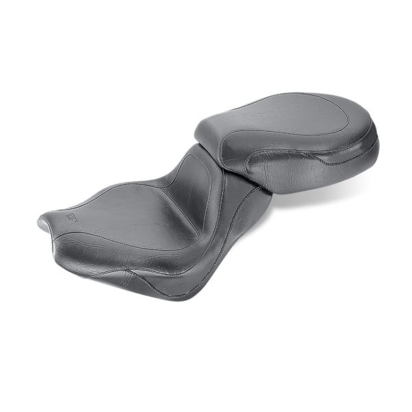 Mustang 2-p vintage sport touring seat plain black