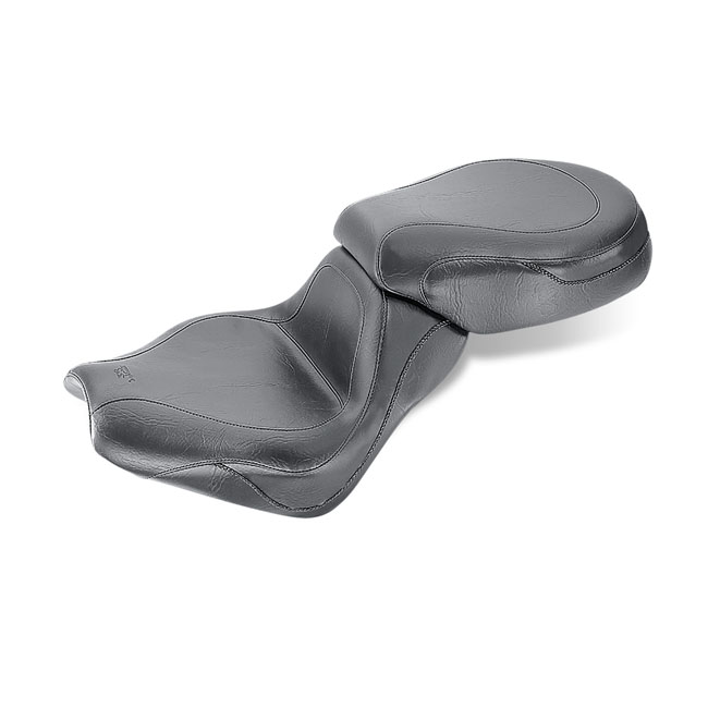 Mustang 2-p vintage sport touring seat plain black