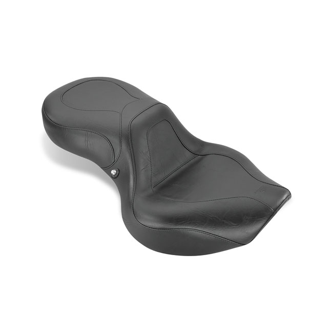 Mustang 1-p sport touring vintage seat plain black