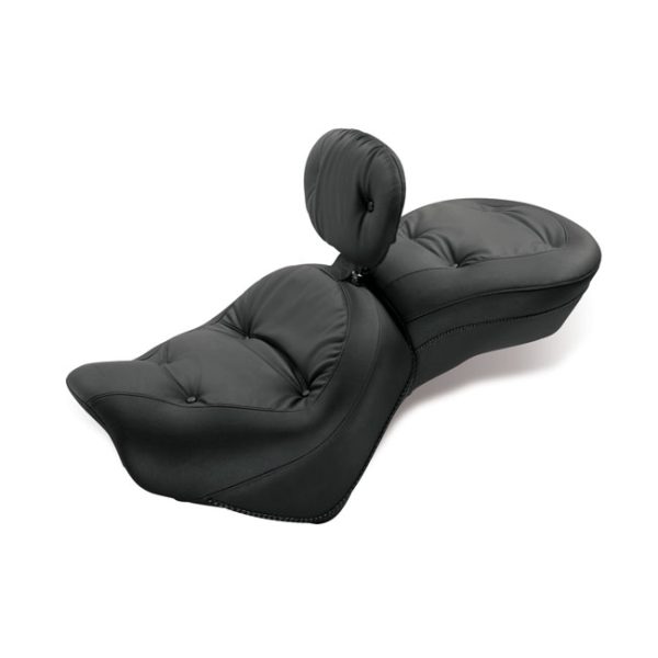 Mustang 1-p wide touring regal seat plain black