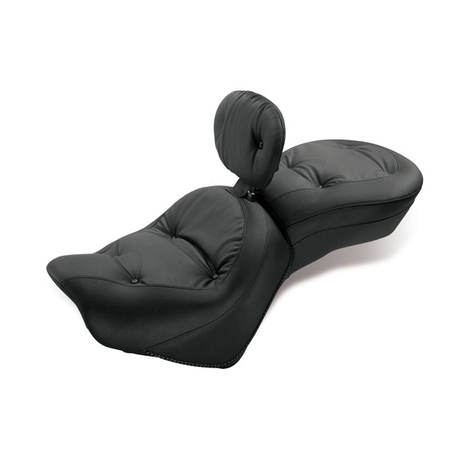 Mustang 1-p wide touring regal seat plain black