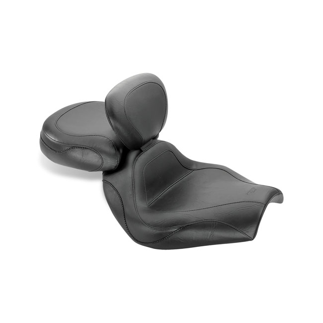 Mustang 2-p sport touring vintage seat plain black