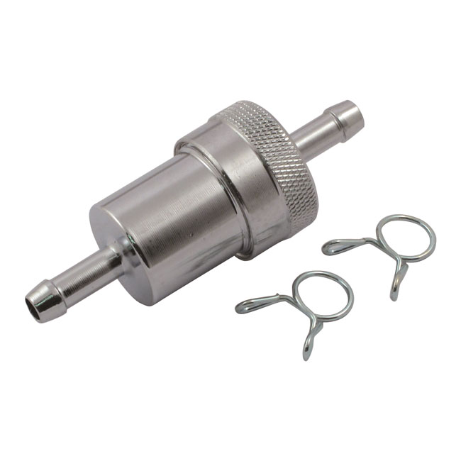 Chrome aluminum fuel filter