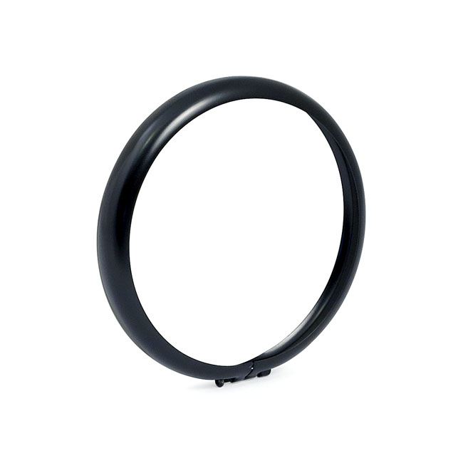 Headlamp trim ring. 5-3/4". Satin black