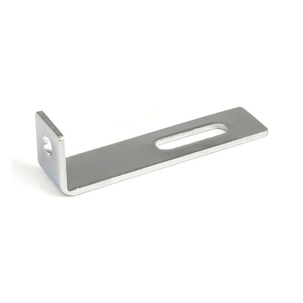 Universal exhaust mount L-bracket. 3-3/4" long