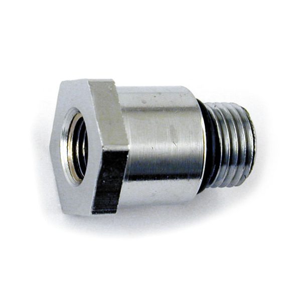 1/2-20 oil gauge fitting to crankcase. Stainless
