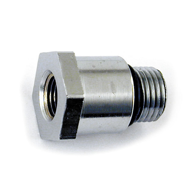 1/2-20 oil gauge fitting to crankcase. Stainless