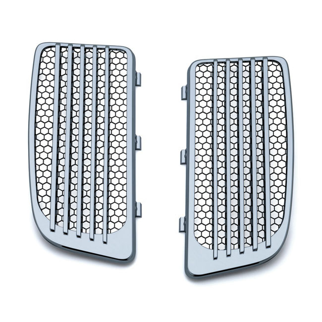 Kuryakyn radiator grill set chrome