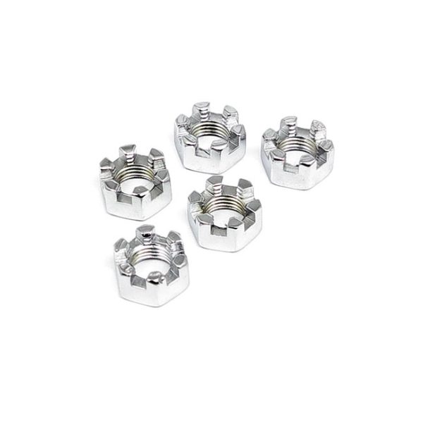 Chrome castle nut