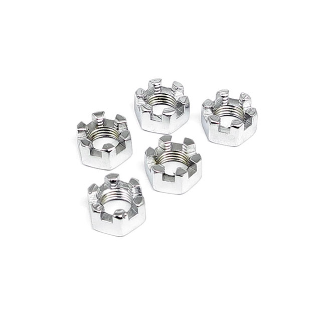Chrome castle nut