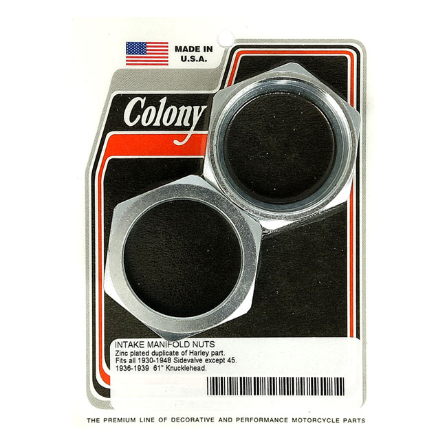 Colony manifold nuts