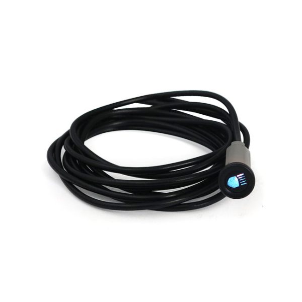 3/8 indicator light. Blue
