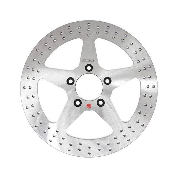 Braking solid drilled brake rotor 11.5"