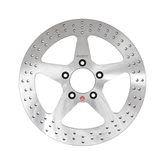 Braking solid drilled brake rotor 11.5"