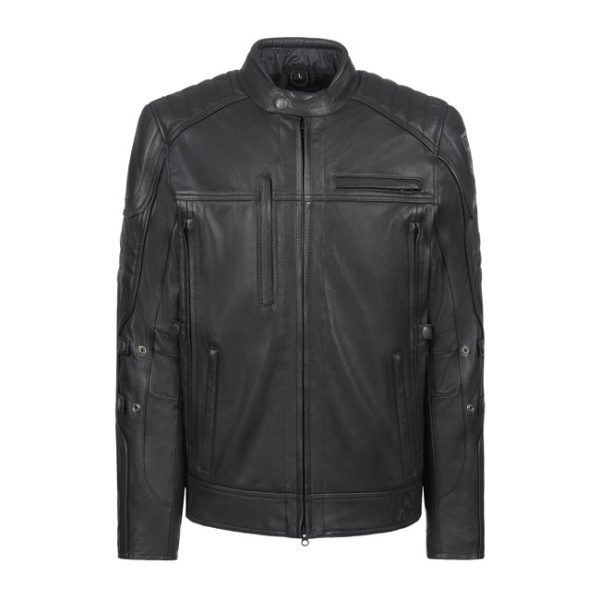 John Doe Technical Leather jacket with XTM black