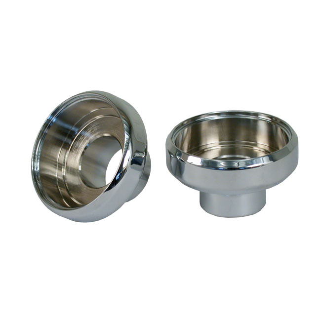 Frame neck cups. Chrome