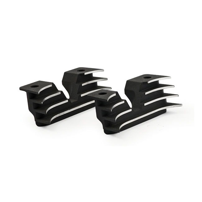 Head bolt bridge cover set. Finned