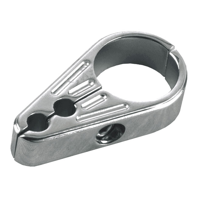 Throttle cable clamps