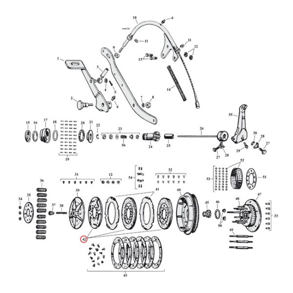 Friction disc set