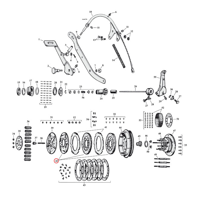Friction disc set