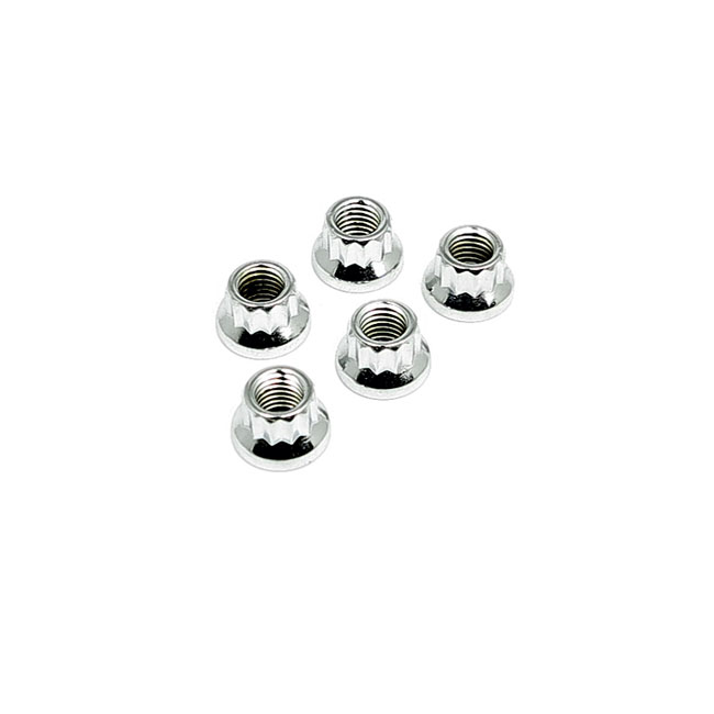 Chrome 12 point nut