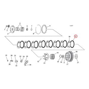 Alto clutch plate set