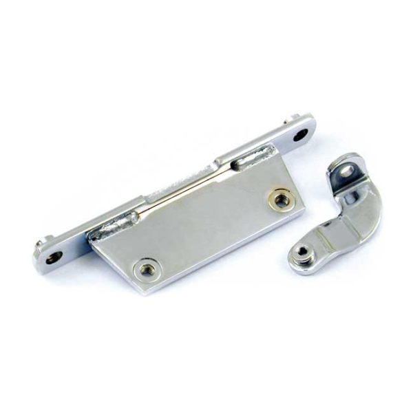 Oil tank mount bracket kit. Chrome
