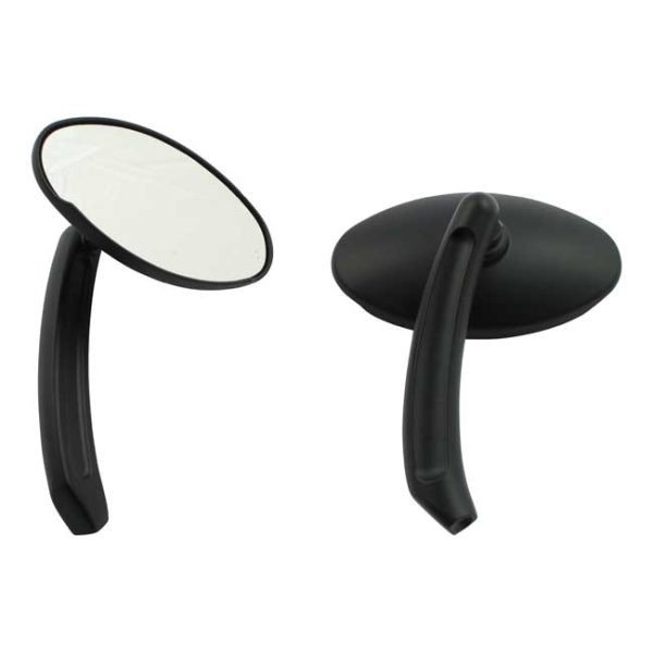 'Tripper' mirror set. Black