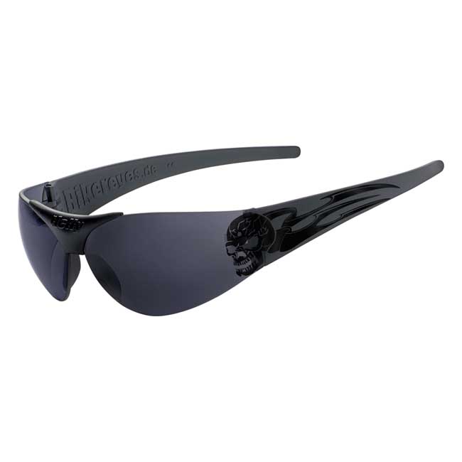 Helly Bikereyes Moab IV tribal skull smoke