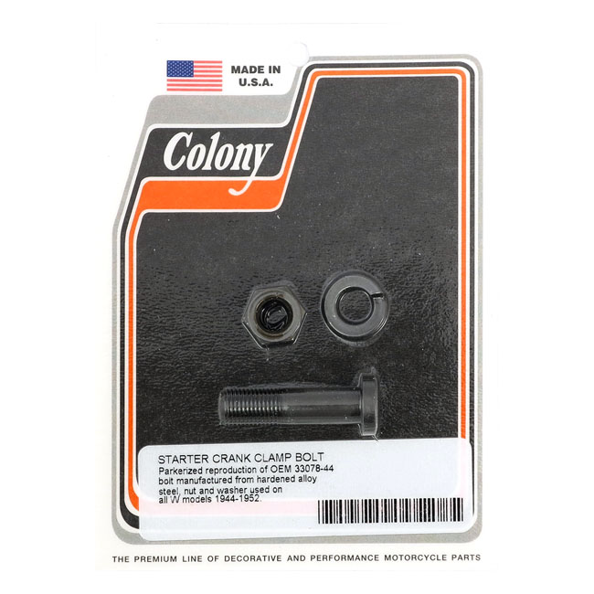 Colony kickstarter arm bolt kit