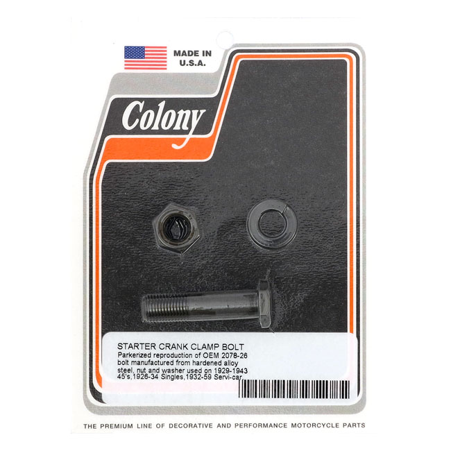 Colony kickstarter arm bolt kit