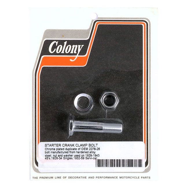 Colony kickstarter arm bolt kit
