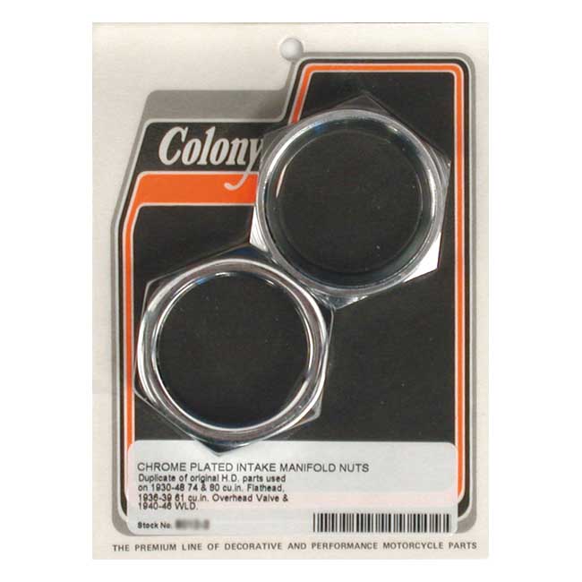 Colony manifold nuts