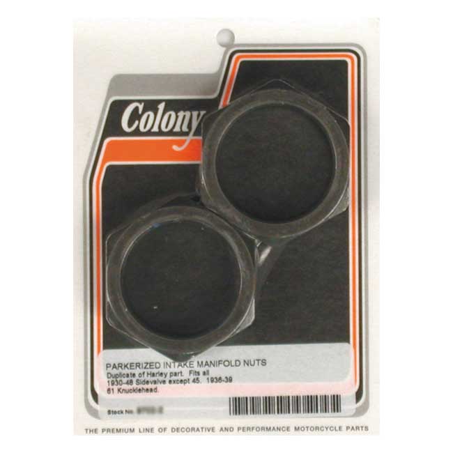 Colony manifold nuts
