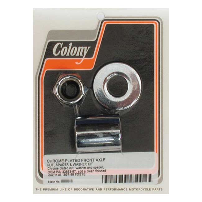 COLONY AXLE SPACER KIT FRONT