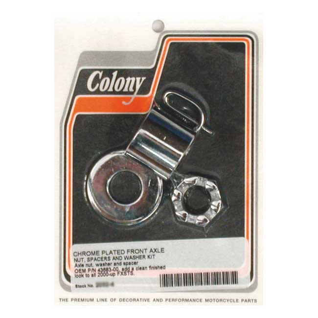 COLONY AXLE SPACER KIT FRONT