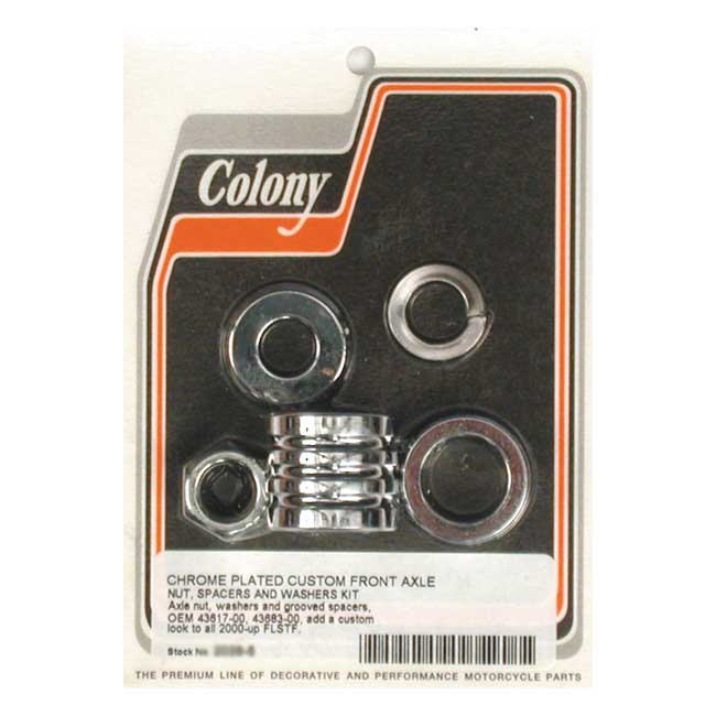 COLONY AXLE SPACER KIT FRONT