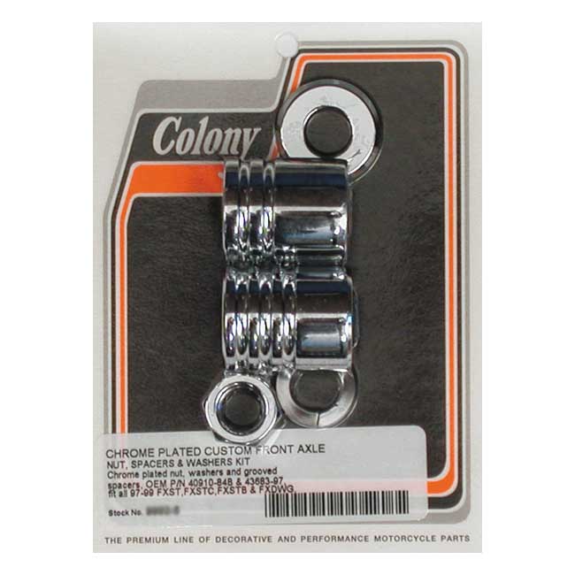 COLONY AXLE SPACER KIT FRONT