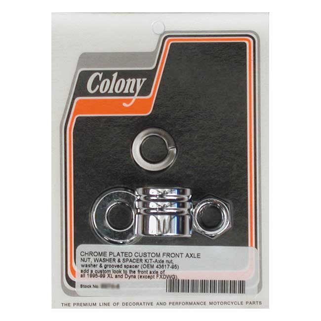 COLONY AXLE SPACER KIT FRONT