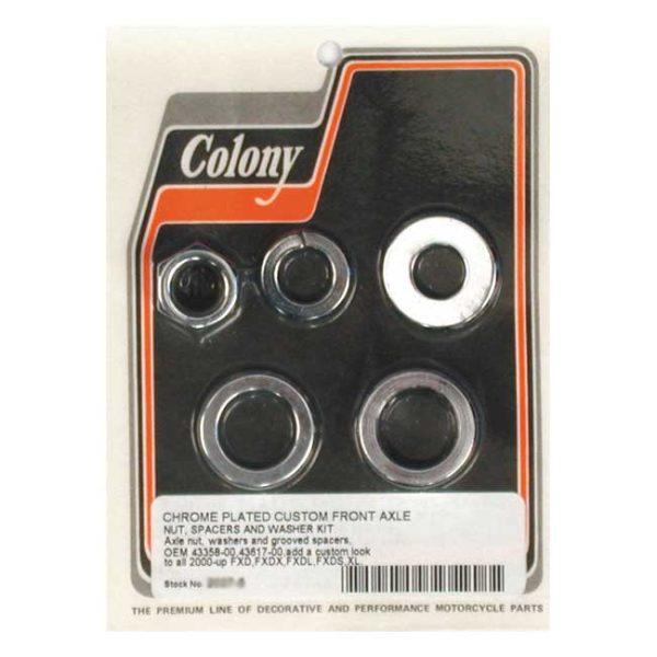COLONY AXLE SPACER KIT FRONT