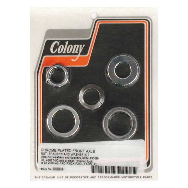 COLONY AXLE SPACER KIT FRONT