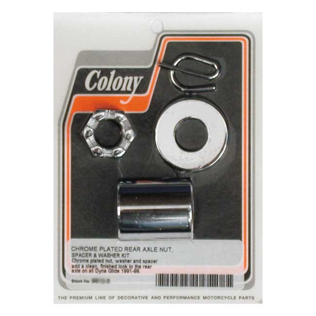 Colony axle spacer kit rear