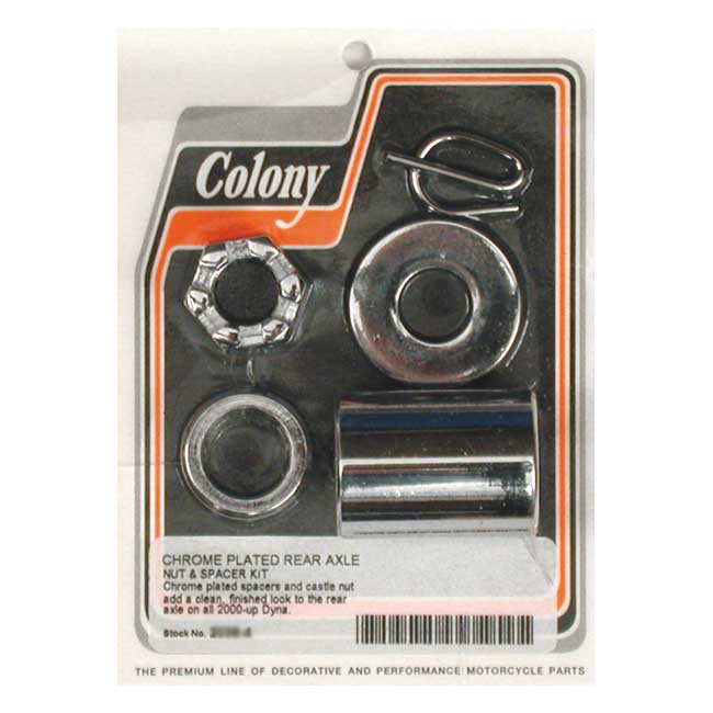 Colony axle spacer kit rear