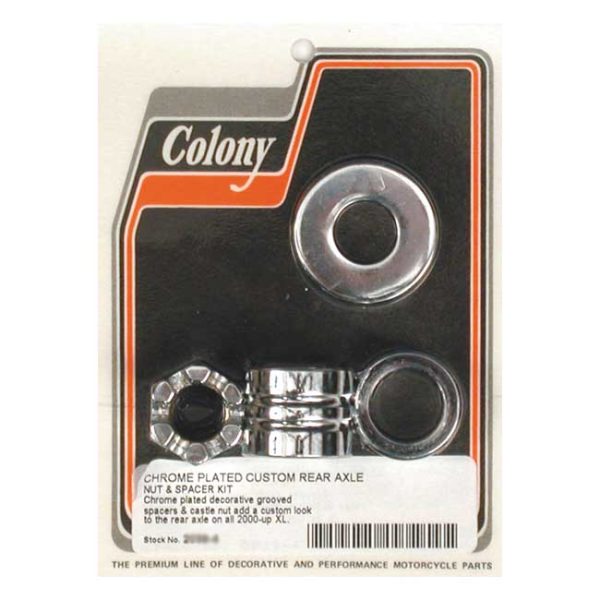 Colony axle spacer kit rear
