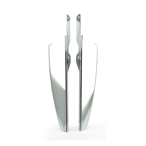 Wind deflector set. Chrome